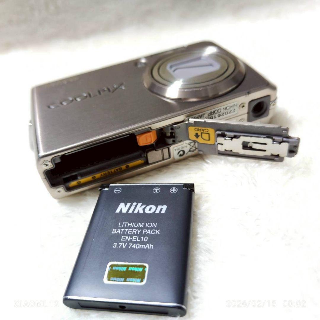 NIKON COOLPIX S600 シャンパンゴールド オールドコンデジ - メルカリ