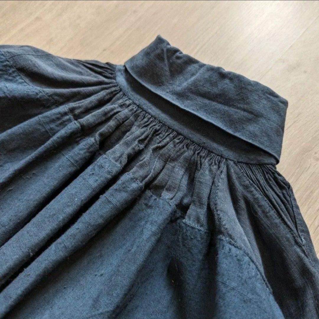 最終価格】1900s フレンチアンティーク インディゴリネンスモック