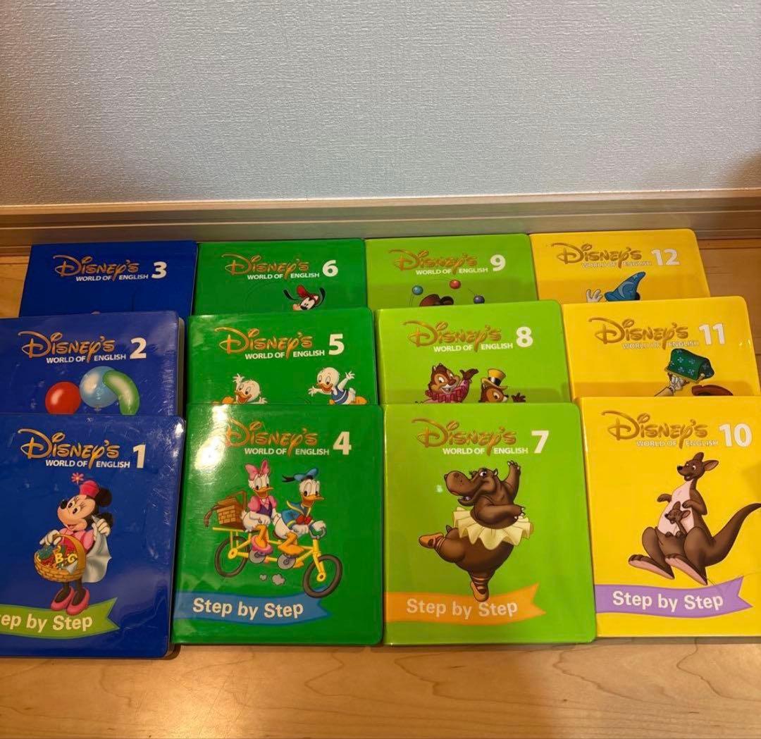 中古品】DWE ディズニー英語システム 教材 STEP by STEP DVD - メルカリ