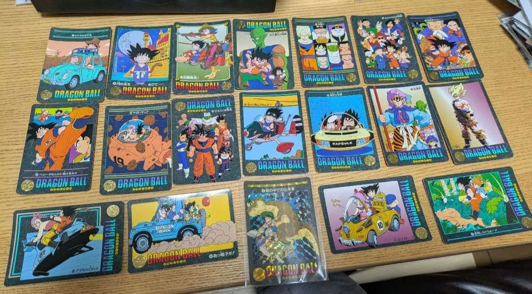 当時物ドラゴンボール ビジュアルアドベンチャーカード19種セット（キラ1枚有り） ドラゴンボール カードダス ビジュアルアドベンチャー ドラゴンボールZ