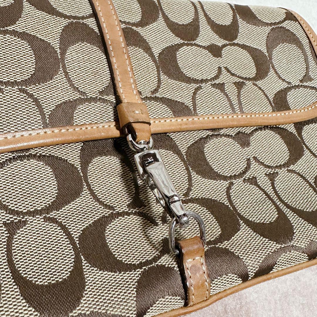 コーチ クリップ デミ アクセサリーポーチ バッグ ワンショルダー