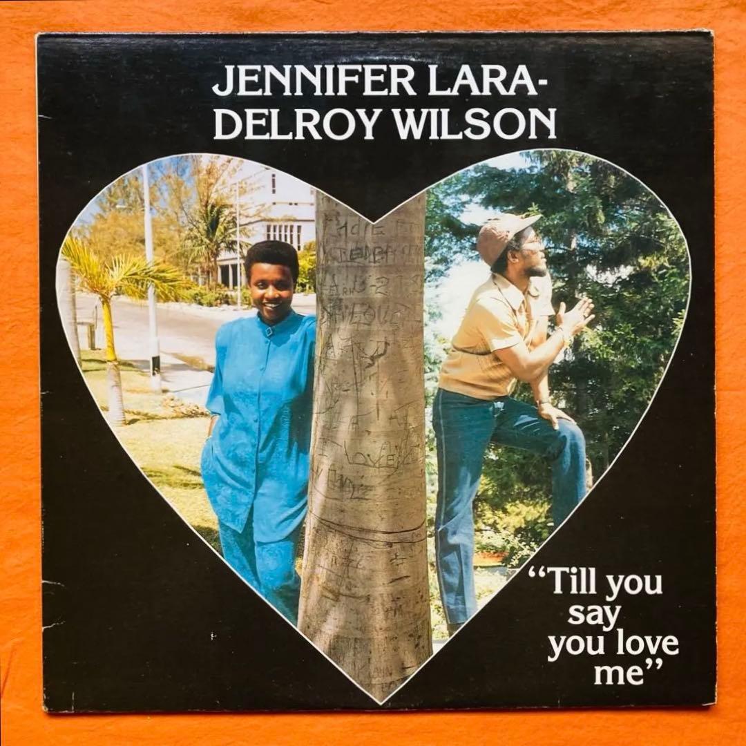 LP盤　JENNIFER LARA & DELROY WILSON レゲエ Delroy Wilson featuring Jennifer Lara - Islands in the Stream