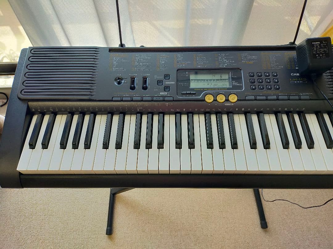 CASIO キーボード LK-113 光ナビゲーション - メルカリ