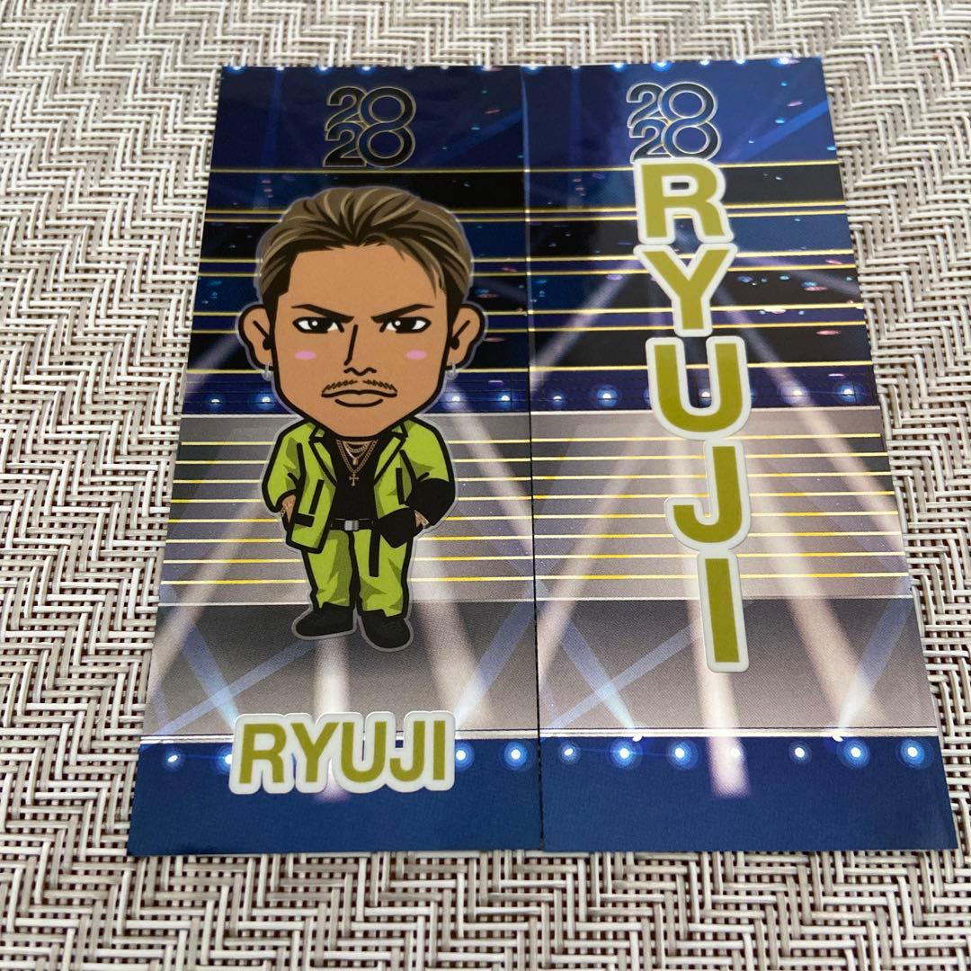 今市隆二 千社札 ステッカー カウトダウンライブ 黄色衣装 三代目 JSB3