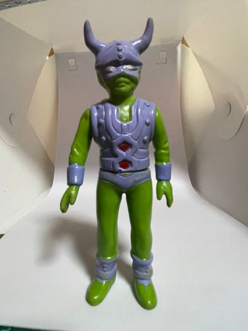 ダブルサタン 当時物 タカトク 特撮 ソフビ アイアンキング - メルカリ