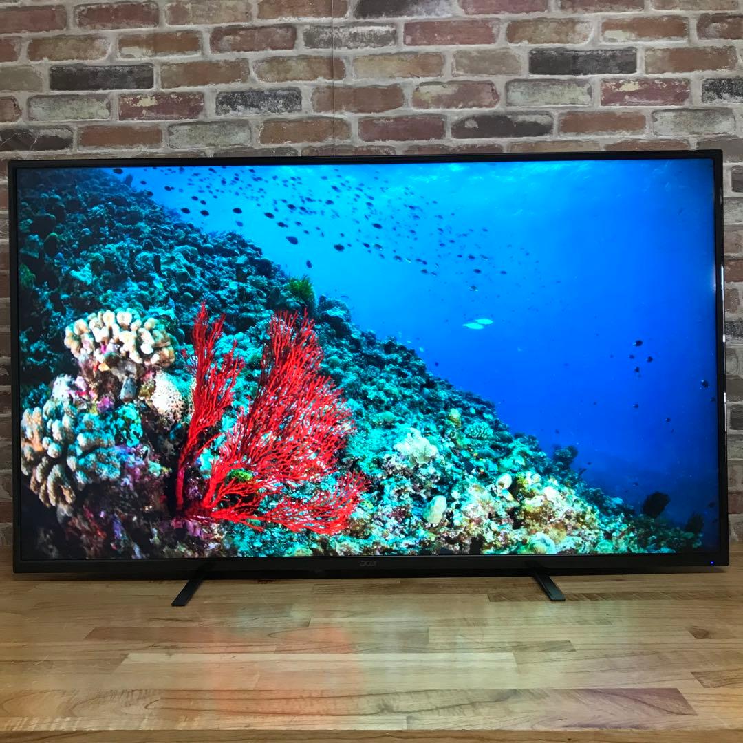即日受渡❣️ 全国送料込acer4K液晶モニター55型HDR10対応、スピーカー
