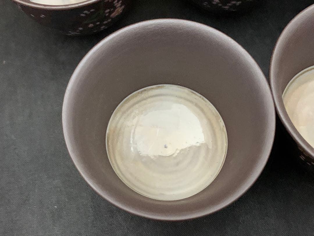 萬古焼 煎茶器 榮峰窯 勇山 作 急須 湯冷 湯呑5客 - メルカリ