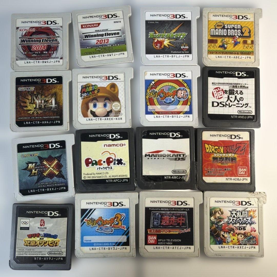3DS DS ソフト カセット まとめ売り 動作未確認 16本セット - メルカリ
