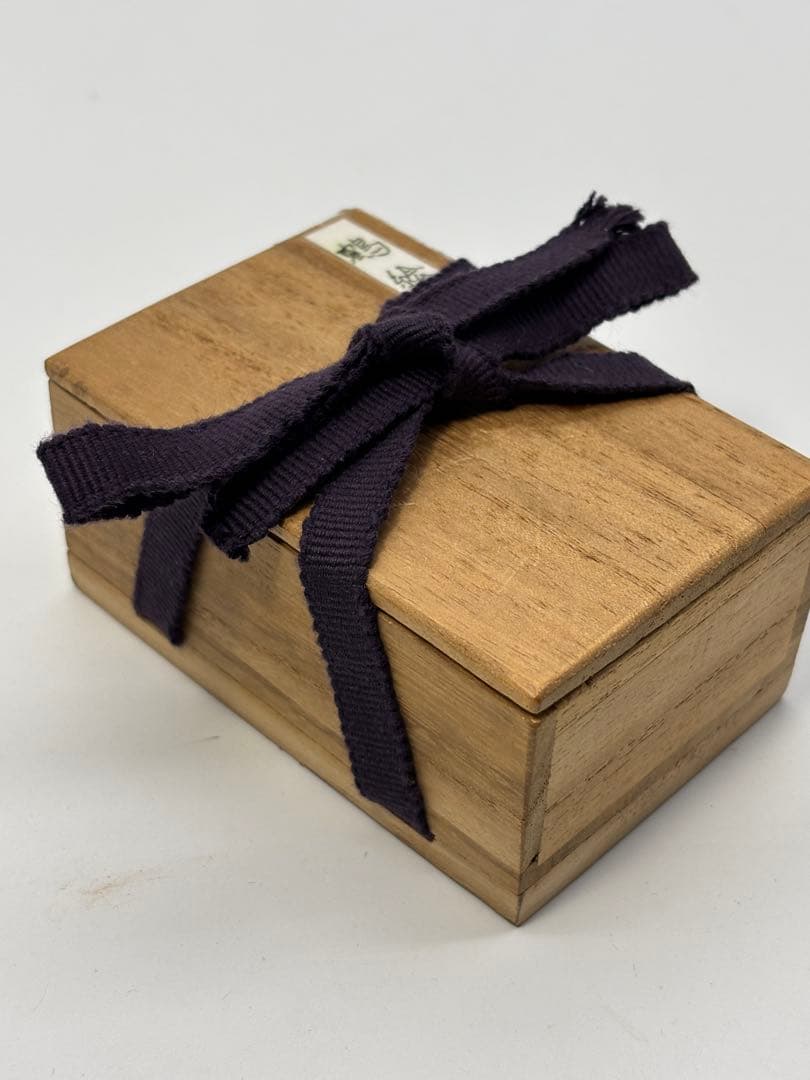 吉祥鶴~金蒔絵小函】神韻縹渺の香合・古美術品・木調