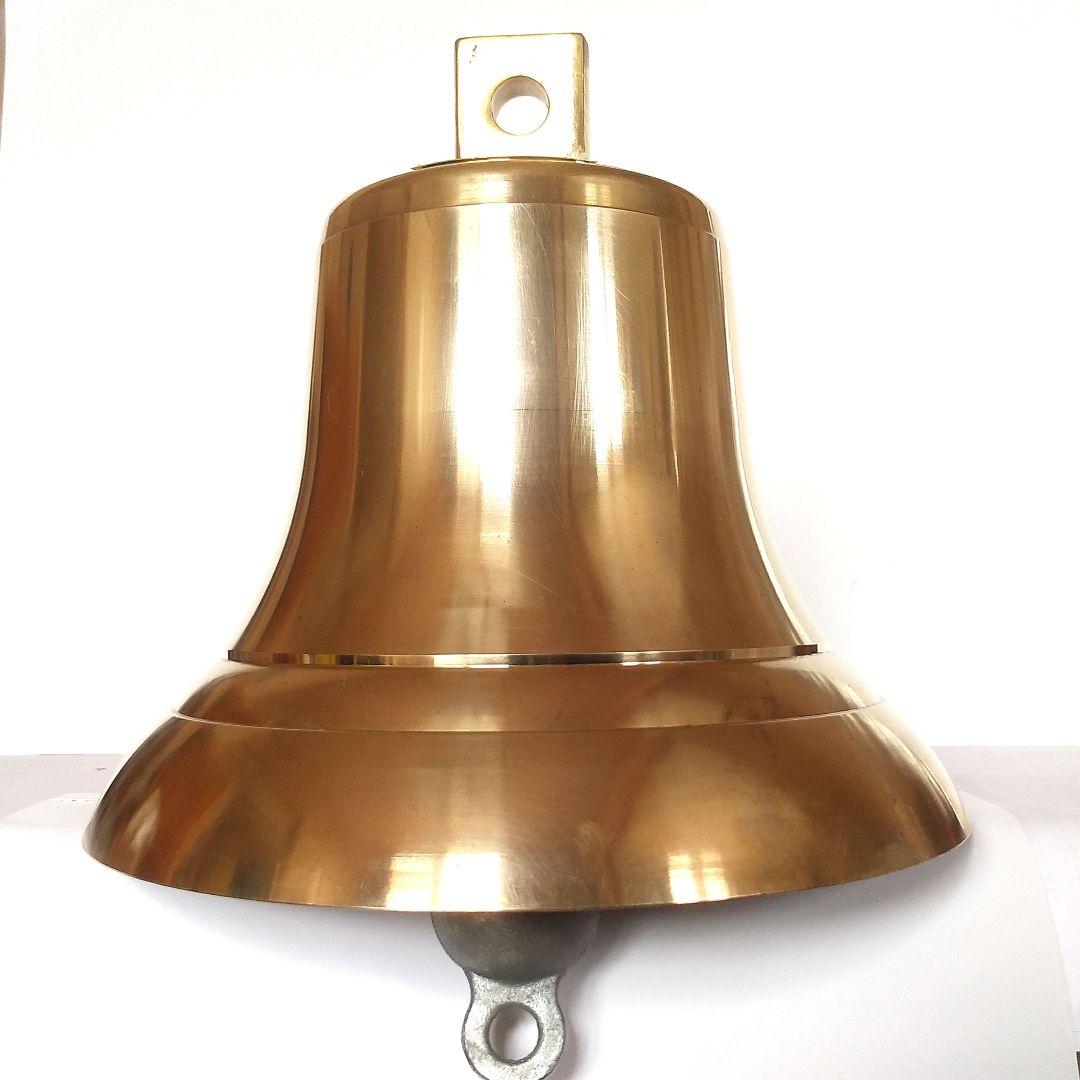 号鍾 マリンベル 島田燈器 船舶鐘 真鍮製 釣鐘 STA-300型 9.25Kg