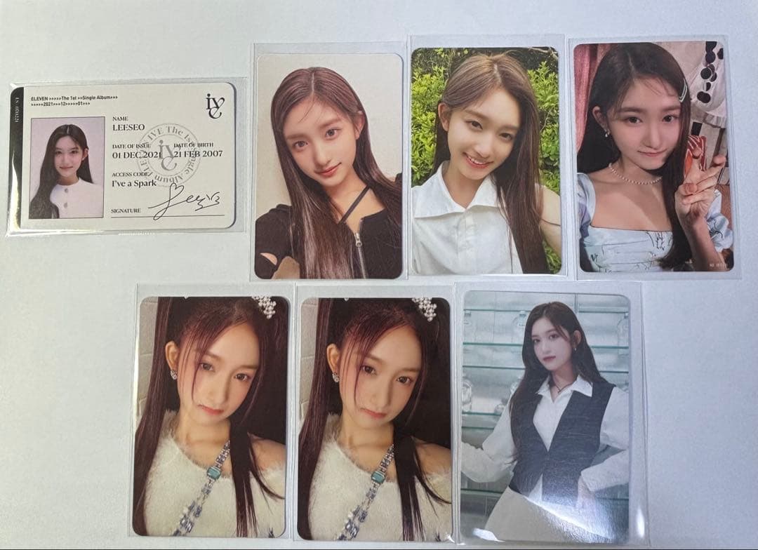 IVE イソ LEESEO トレカ セット lovedive eleven - メルカリ