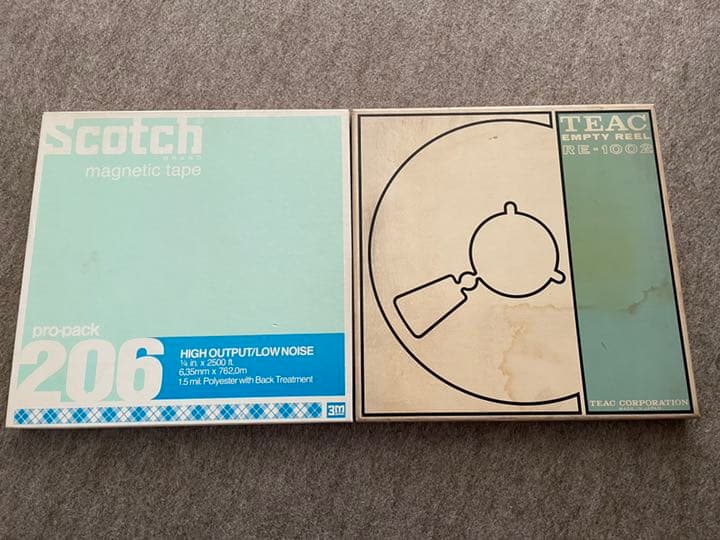 TEAC リール　Scotch magnetic tape Yahoo!オークション - Y TEAC ティアック オープンリールテープ Scotch