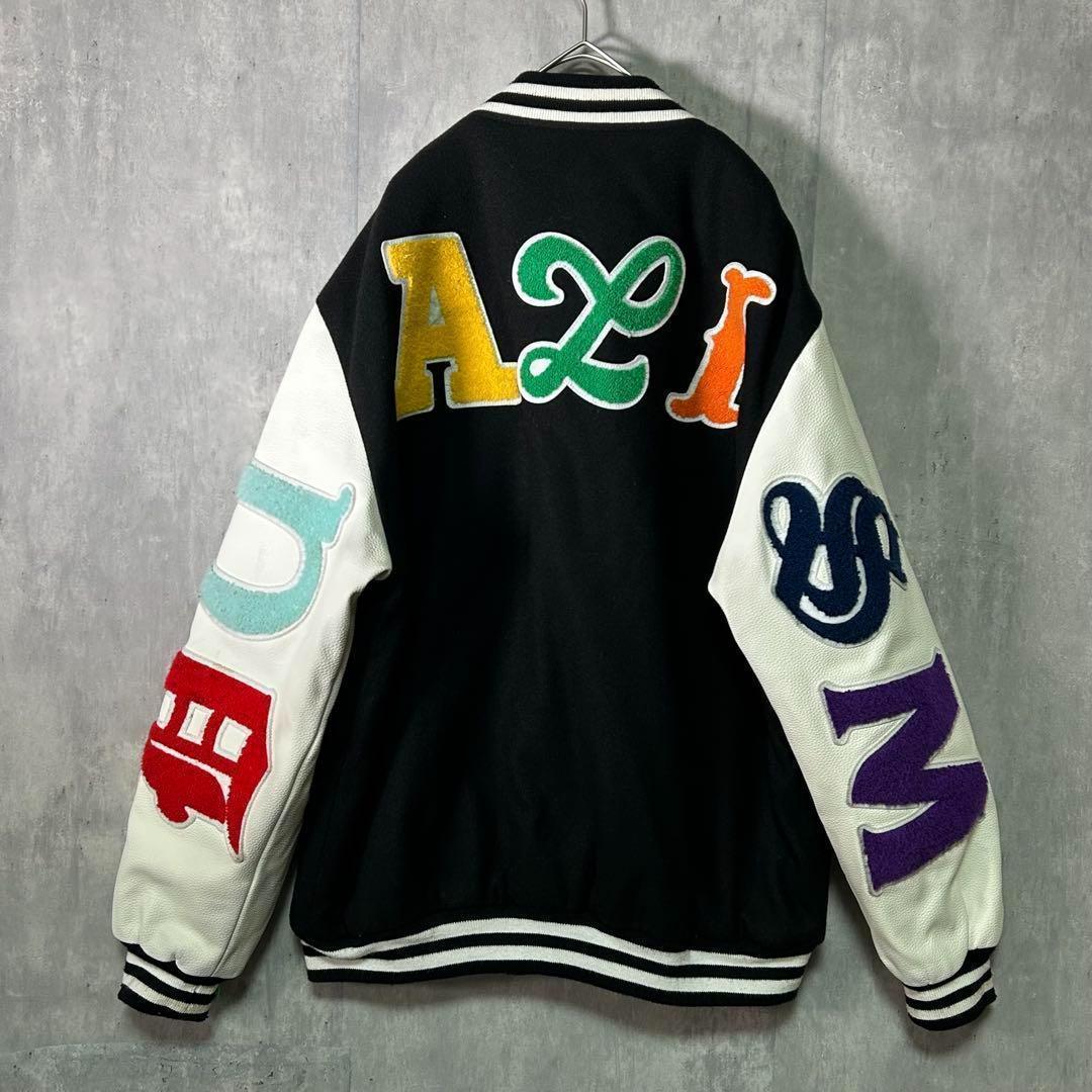 完売品 DUALISM multi font varsity jacket - メルカリ