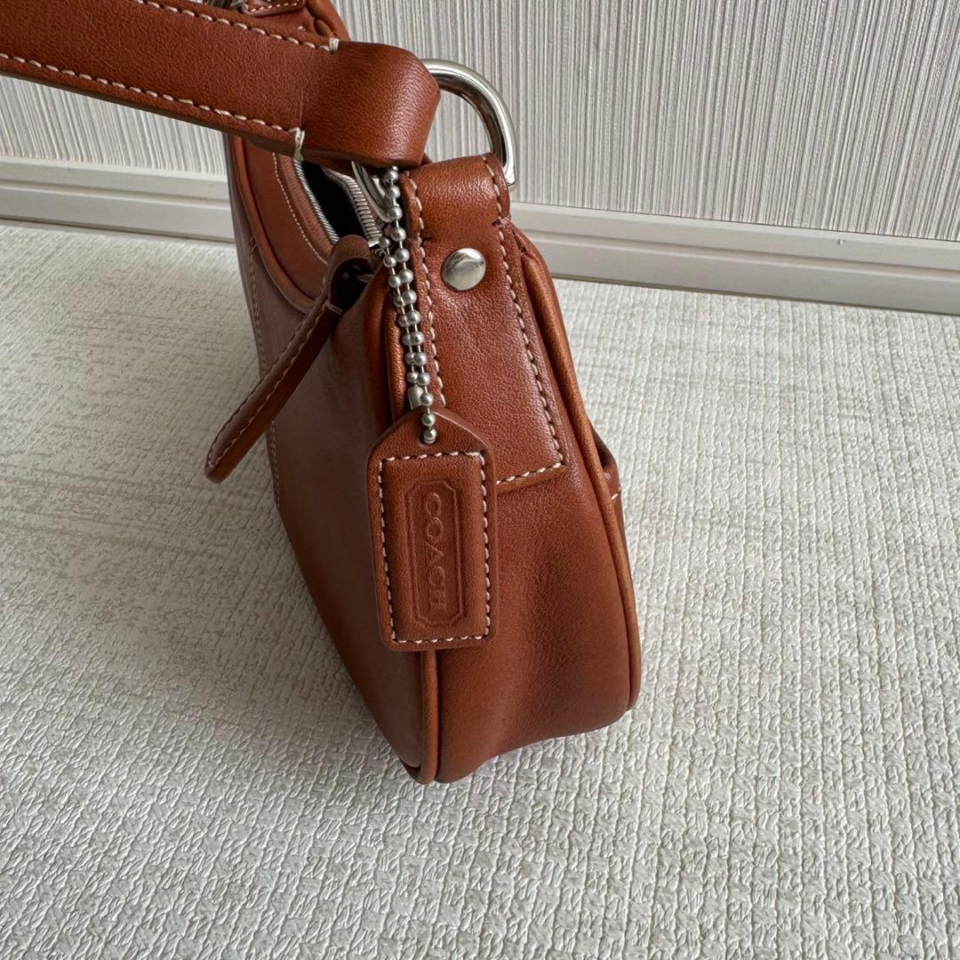 COACH コーチ ワンショルダー バッグ 7593 ブラウン - メルカリ