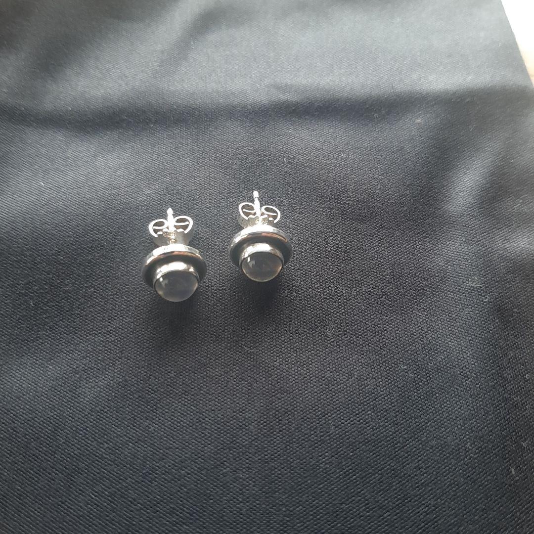 ジョージジェンセンのムーンストーンのシルバーピアス ジョージジェンセン（GEORG JENSEN）ムーンストーン イヤリング | 芦屋