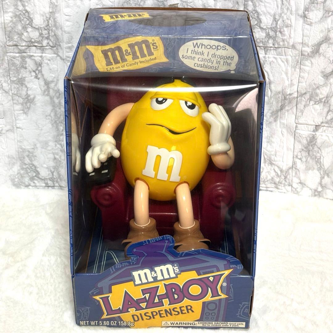 m&m's ディスプレイ　イエロー　LA-Z-BOYソファーエムアンドエムズ m&m's ディスプレイ イエロー LA-Z-BOYソファーエムアンドエムズ