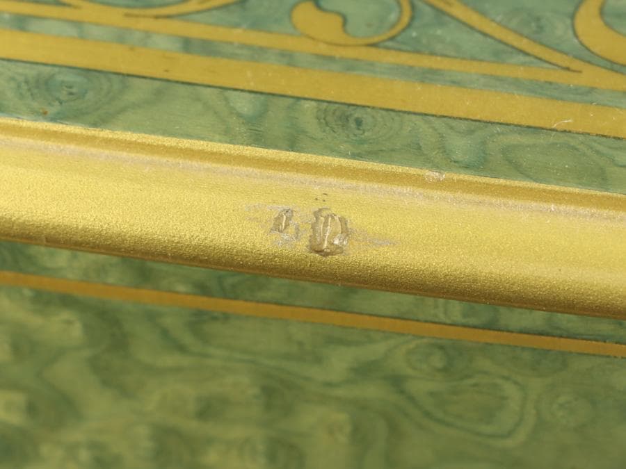 Y2534 リュージュ オルゴール ビバルディ「四季」3曲 72弁 金象嵌 ma