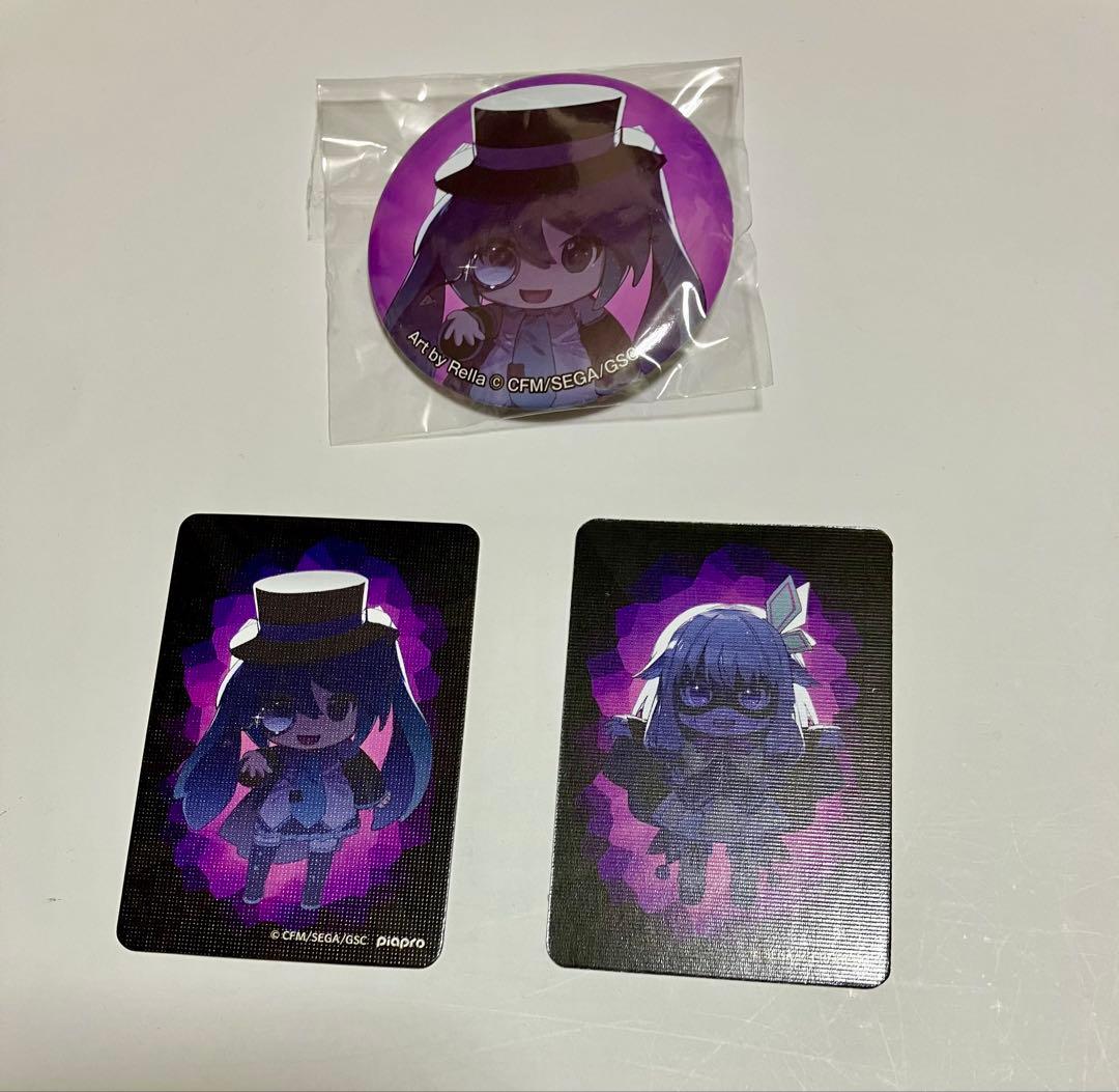 プロセカ セカイの宝石箱 ミクダヨー 缶バッジ ネネロボ カード付き