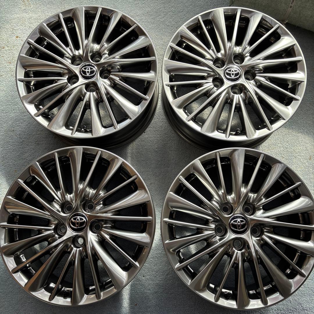 トヨタ アルファード30系　純正17インチアルミホイール　4本セット トヨタ 30アルファード純正 17インチ アルミホイール&タイヤ 4本セット