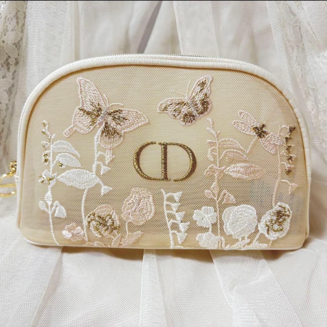 Diorマザーズデイ ディオールオリジナルポーチ 刺繍ポーチ ノベルティ