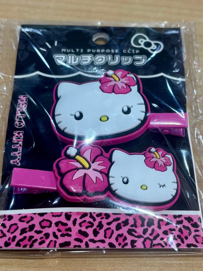 ギャルキティ ハローキティ サンリオ ハイビスカス マルチクリップ