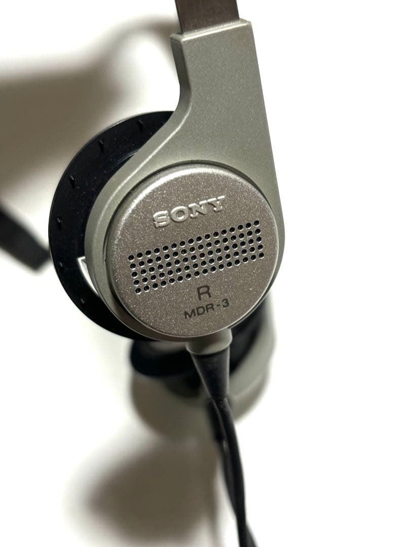 SONY ステレオ ヘッドホン MDR-3 動作品 - メルカリ
