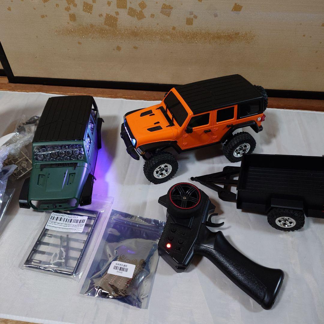 N*い様 JJRC C8801本体、トレーラーなどセット（オレンジ・緑） 42608.jpg