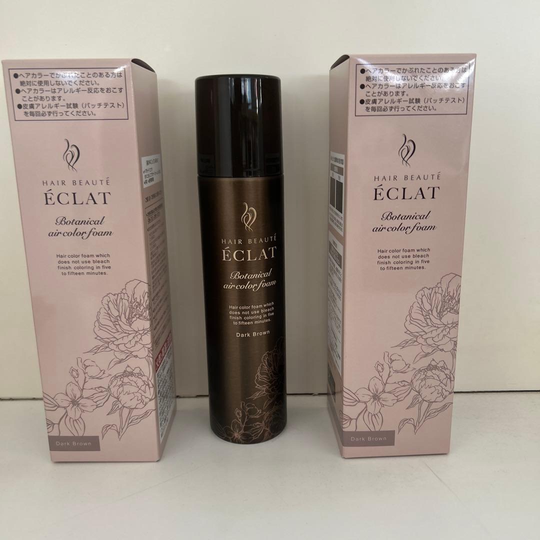 ヘアボーテ エクラ ボタニカルエアカラーフォーム ナチュラルブラック 3本セット Amazon | ヘアボーテエクラ ボタニカルエアカラーフォームEX