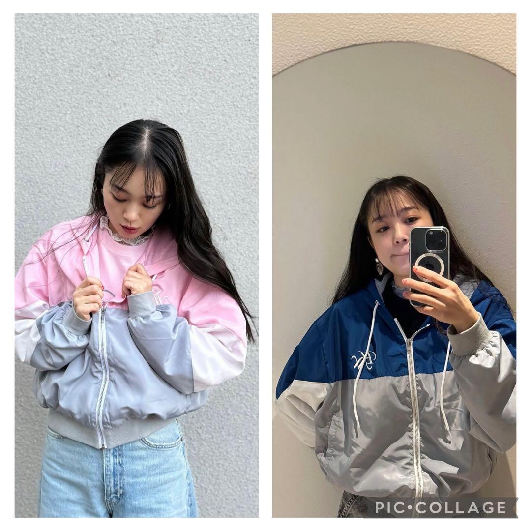 トラックジャケット ピンク・ブルー M セット 西野カナ グッズ - メルカリ