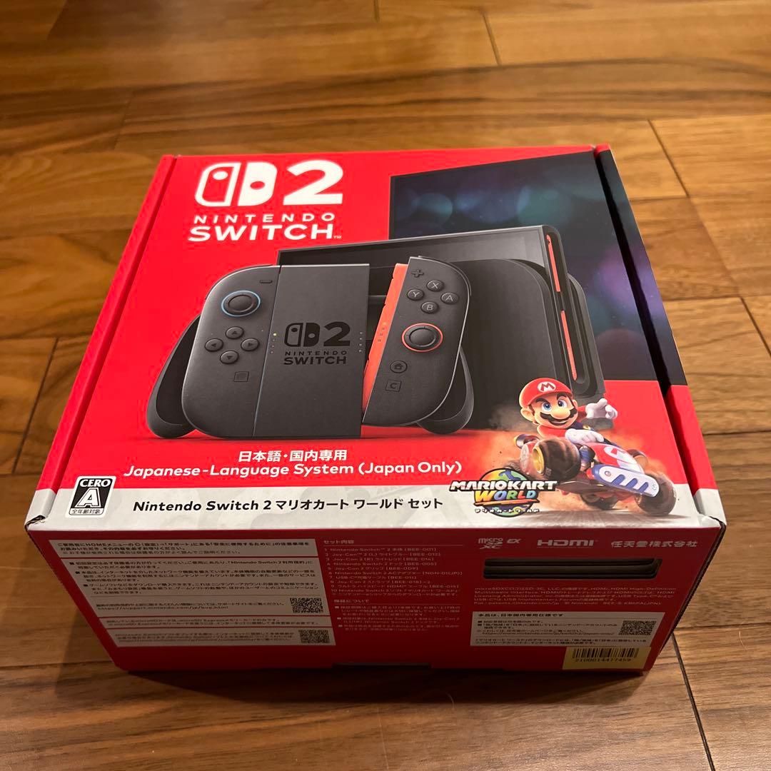 Switch2 国内版マリオカートワールドセット（定価53980円）即日発送 Amazon.co.jp: Nintendo Switch 2(日本語・国内専用) マリオカート