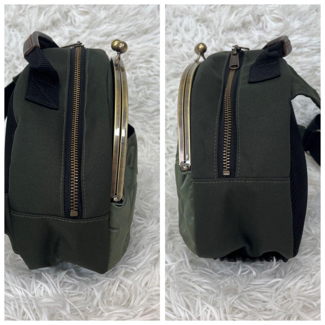 美品【AYANOKOUJI】2way がま口 ボディバッグ ワンショルダー - メルカリ