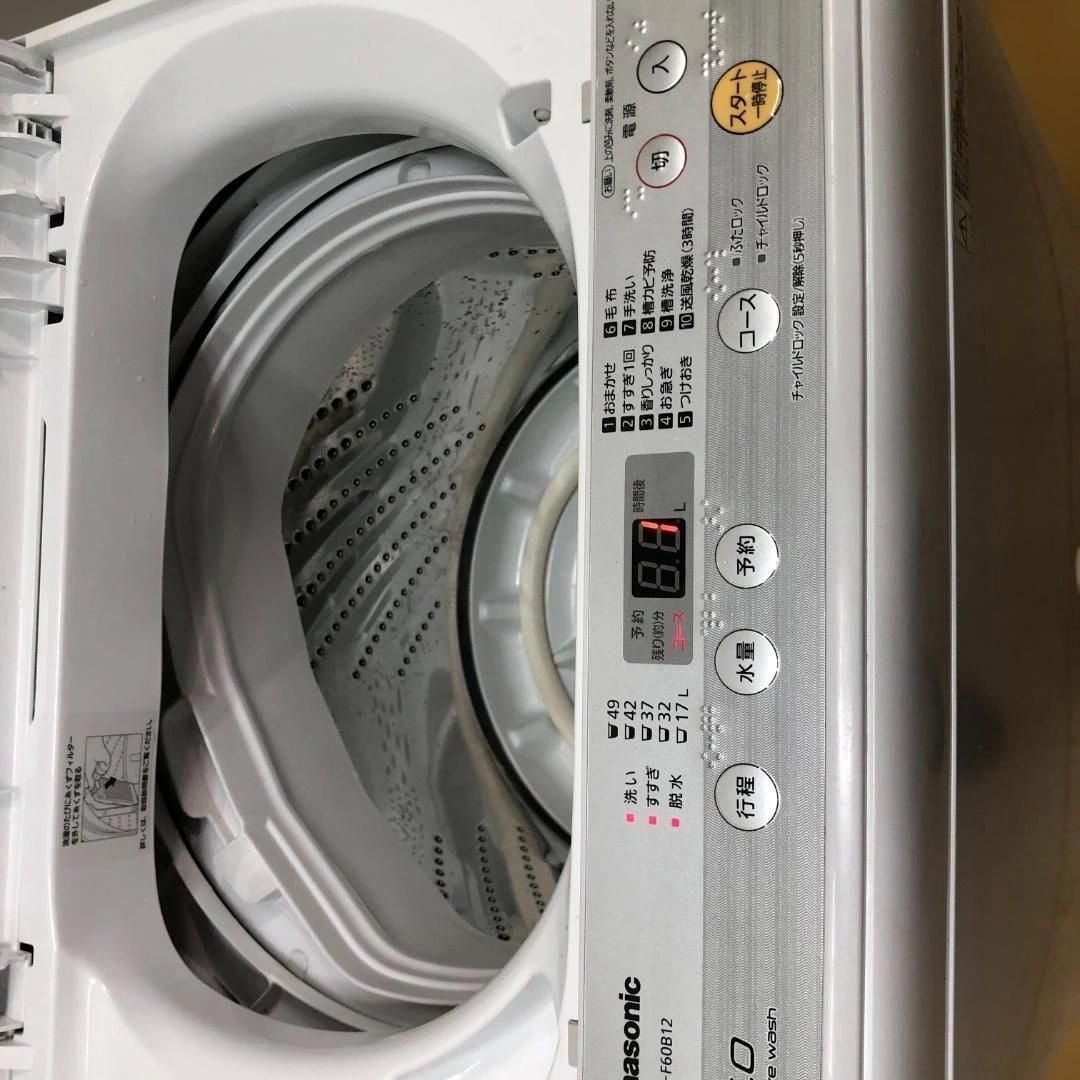 送料無料 パナソニック 洗濯機 NA-F60B12 2018年製 88336 - メルカリ