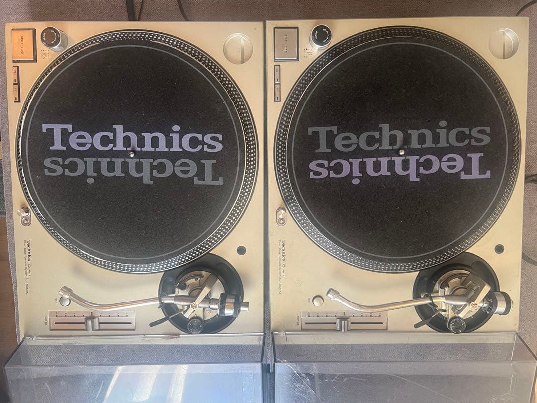 Technics SL-1200 mk5ターンテーブル シルバー×2台セット Technics SL-1200 MK5 ターンテーブル 2台セット Technics SL-1200 MK5
