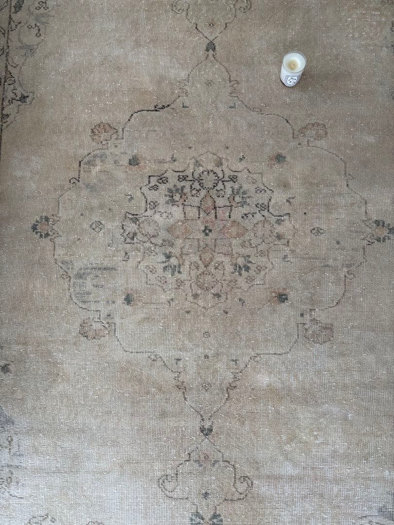 超大判 ヴィンテージラグ オーバーダイ オリエンタル トルコ ウシャク