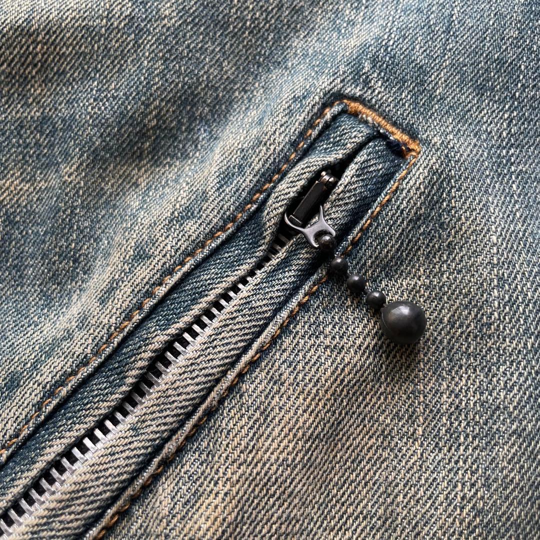 アディクトクローズ USED加工 デニム ジャンプスーツ オールインワン