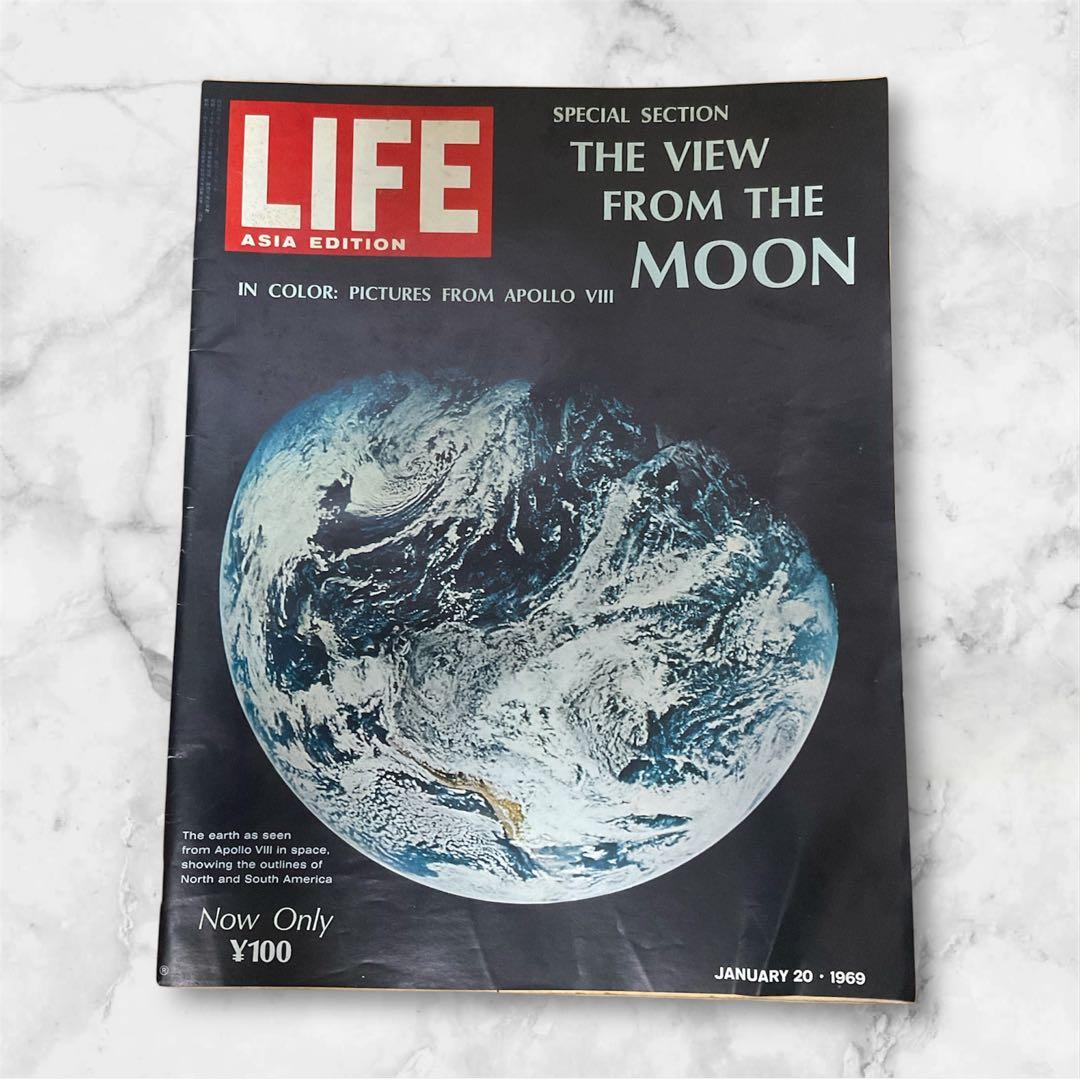 LIFE 雑誌 1969年 アポロ8号 地球の出 - メルカリ