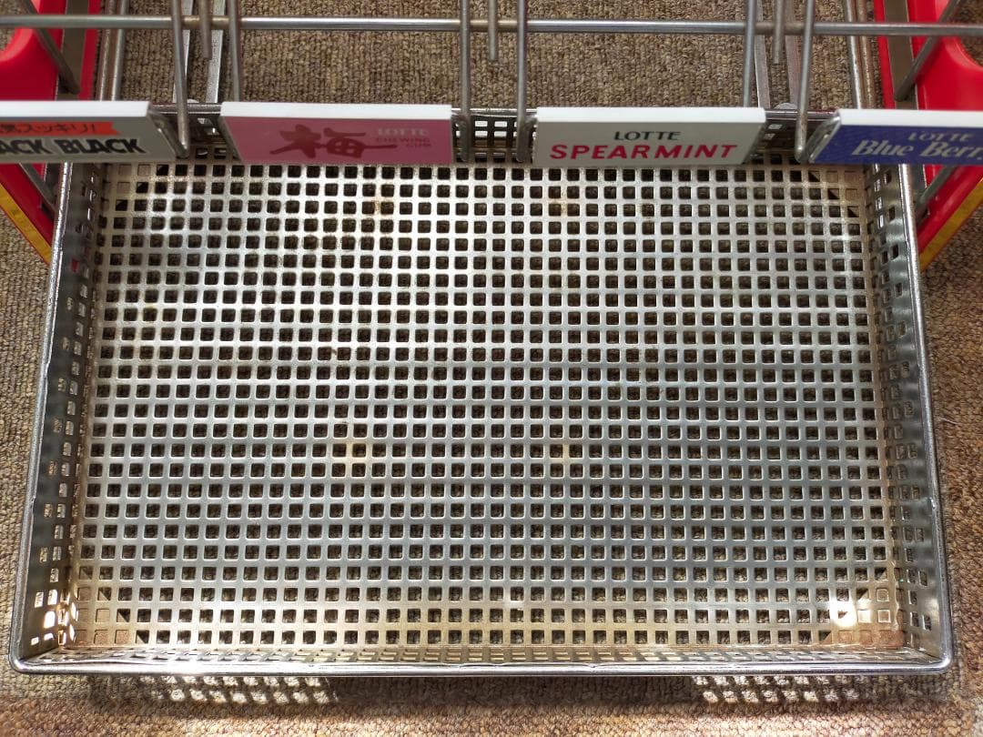 ロッテガム陳列棚 什器 ディスプレイケース レトロ