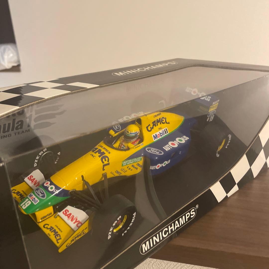 未使用 美品 ミニチャンプス1/18 ベネトン1991 R.モレノ N.ピケ - メルカリ