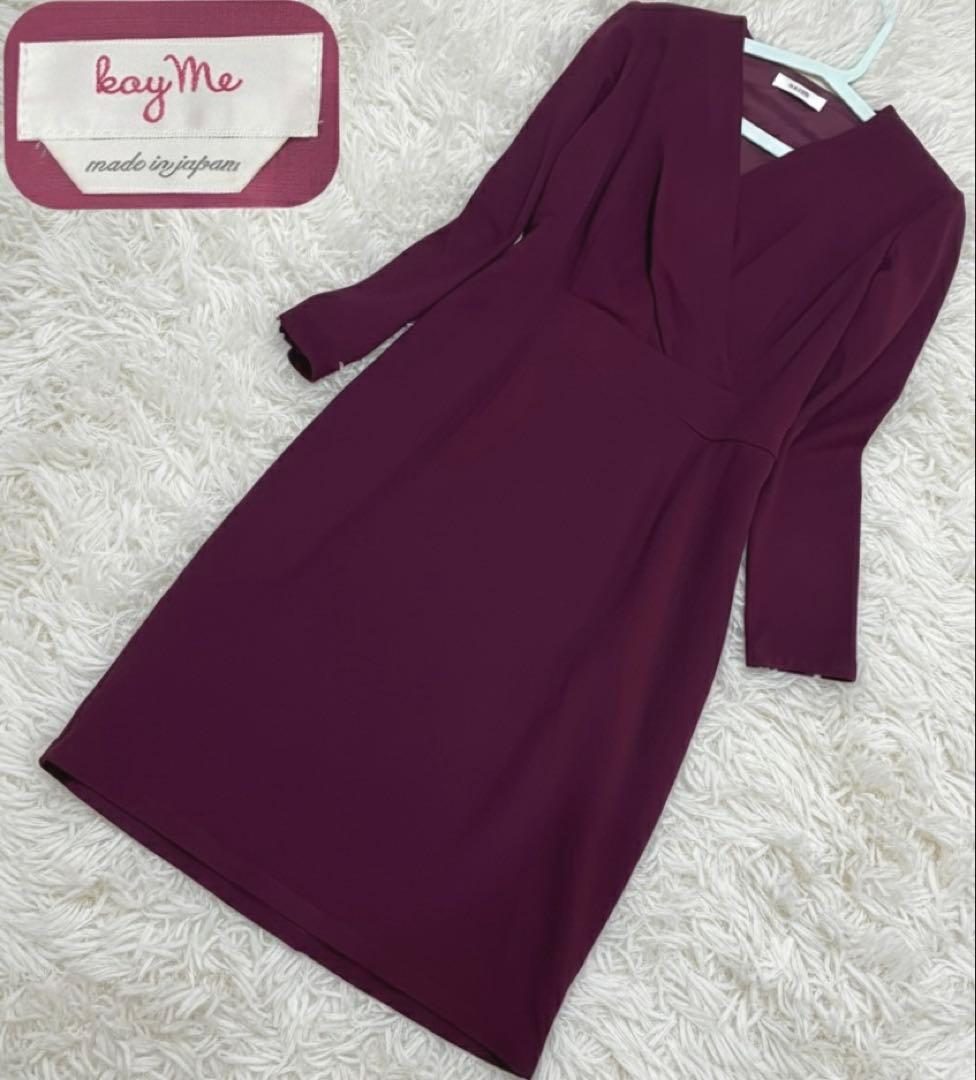 【美品】kay me カシュクール 13号 膝丈ワンピース 日本製 ワッフル 4WAY】カシュクールワンピース– kay me