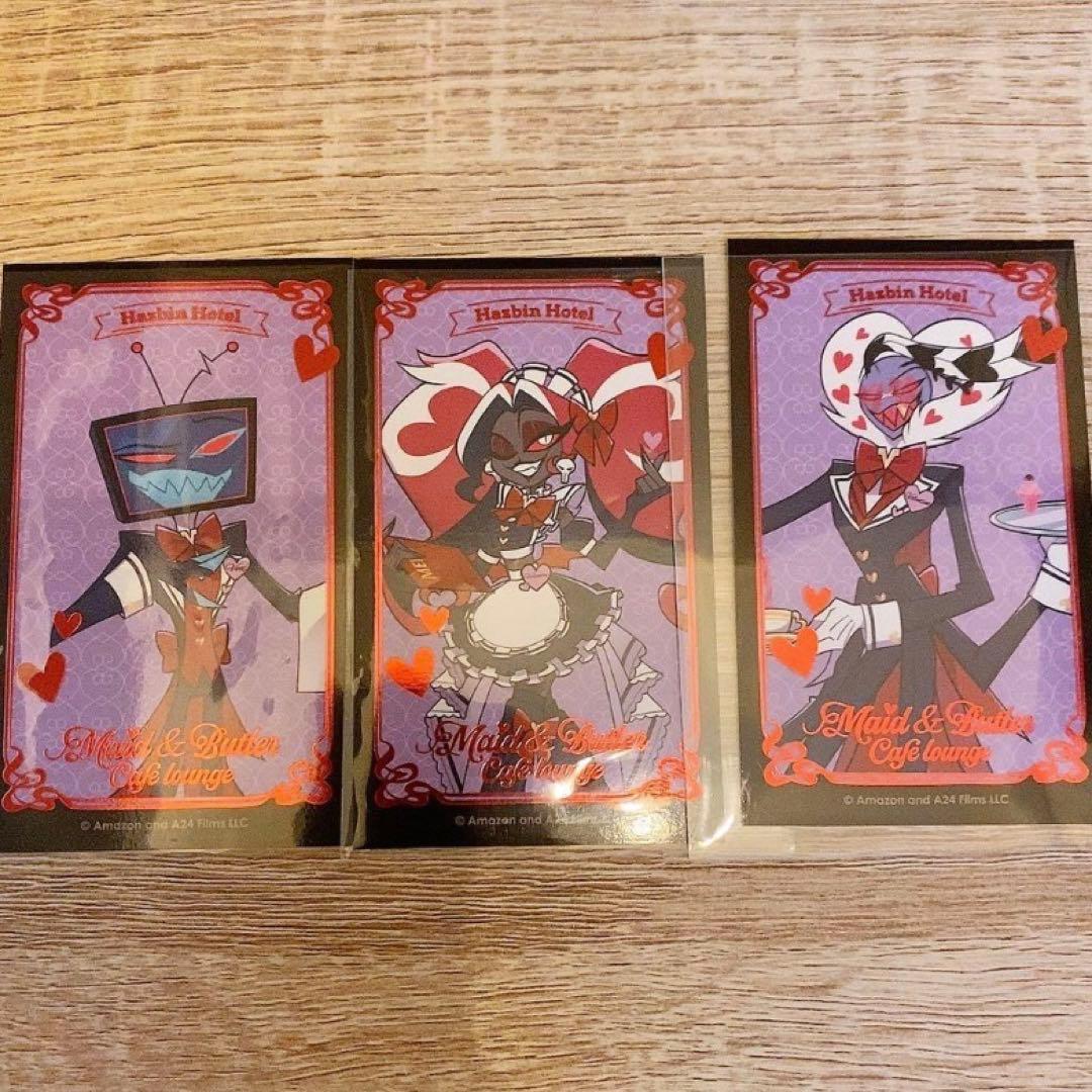 送料込】ハズビンホテル アニメイトカフェ 箔押しカード Vees - メルカリ