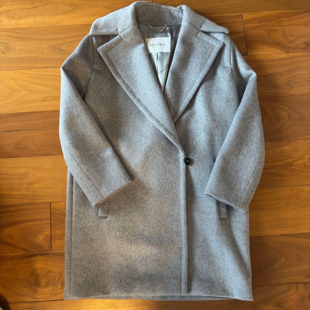 カシミヤ100% マックスマーラ　コート Max Mara（マックスマーラ） コート ウール カシミヤ ケーブル 編み