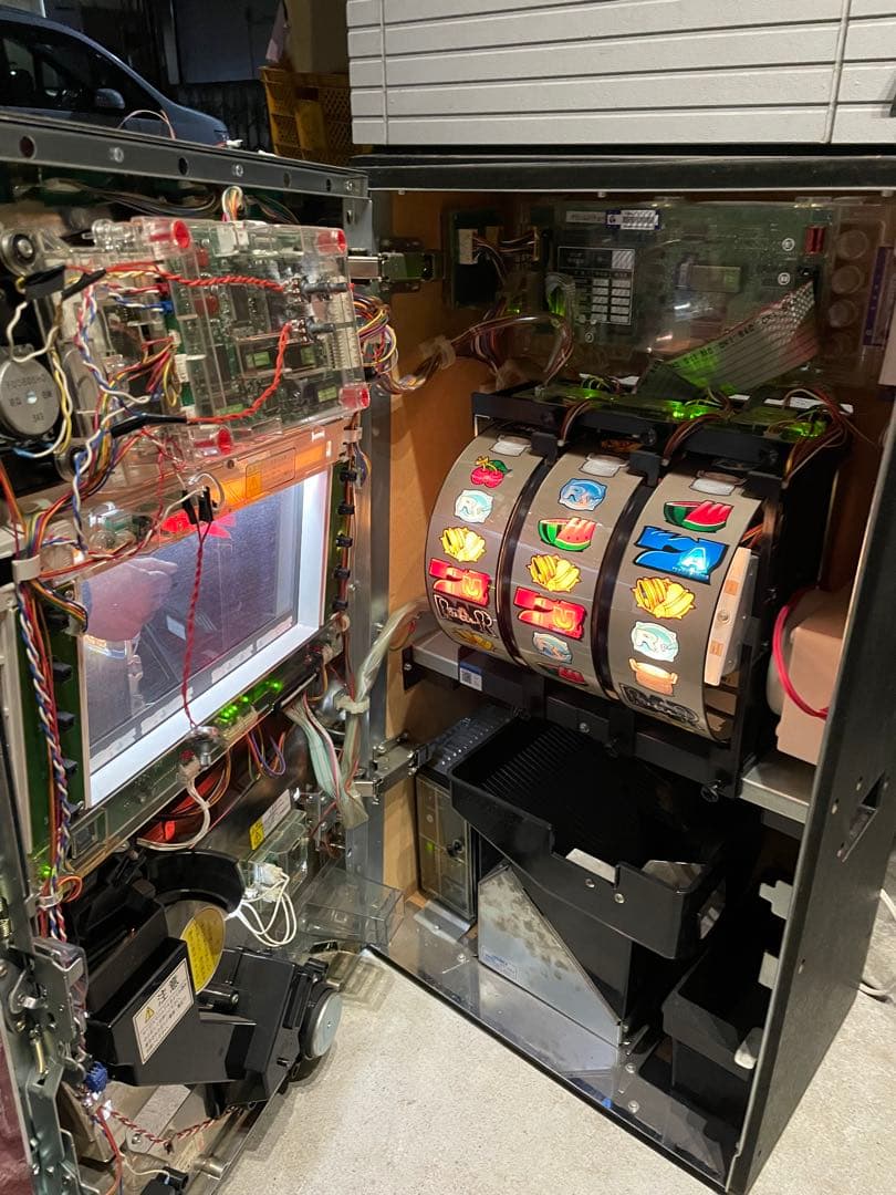 レア パチスロ くりぃむしちゅー スロットマシン コイン機 5号機 設定