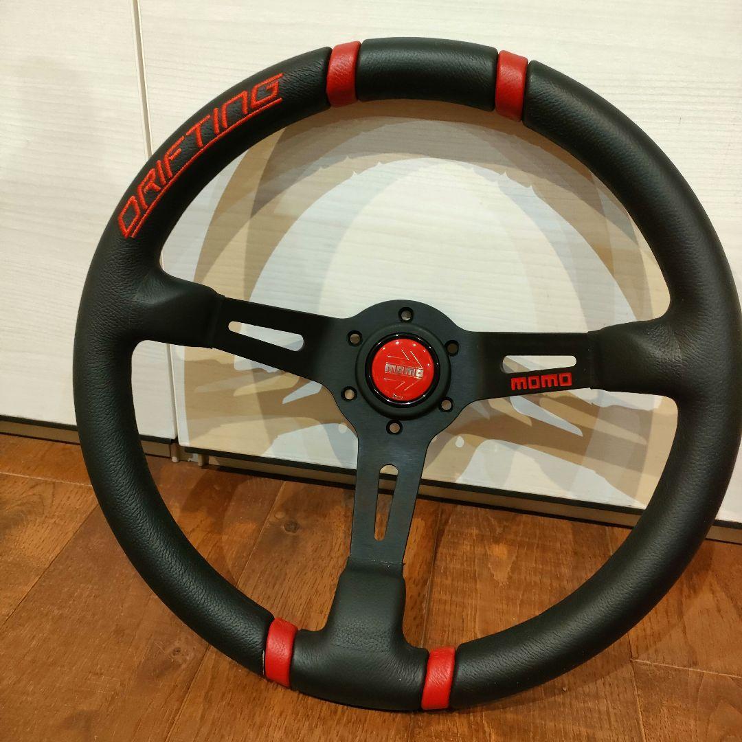 MOMOステアリング drifting ディープコーン 35パイ 赤 - メルカリ