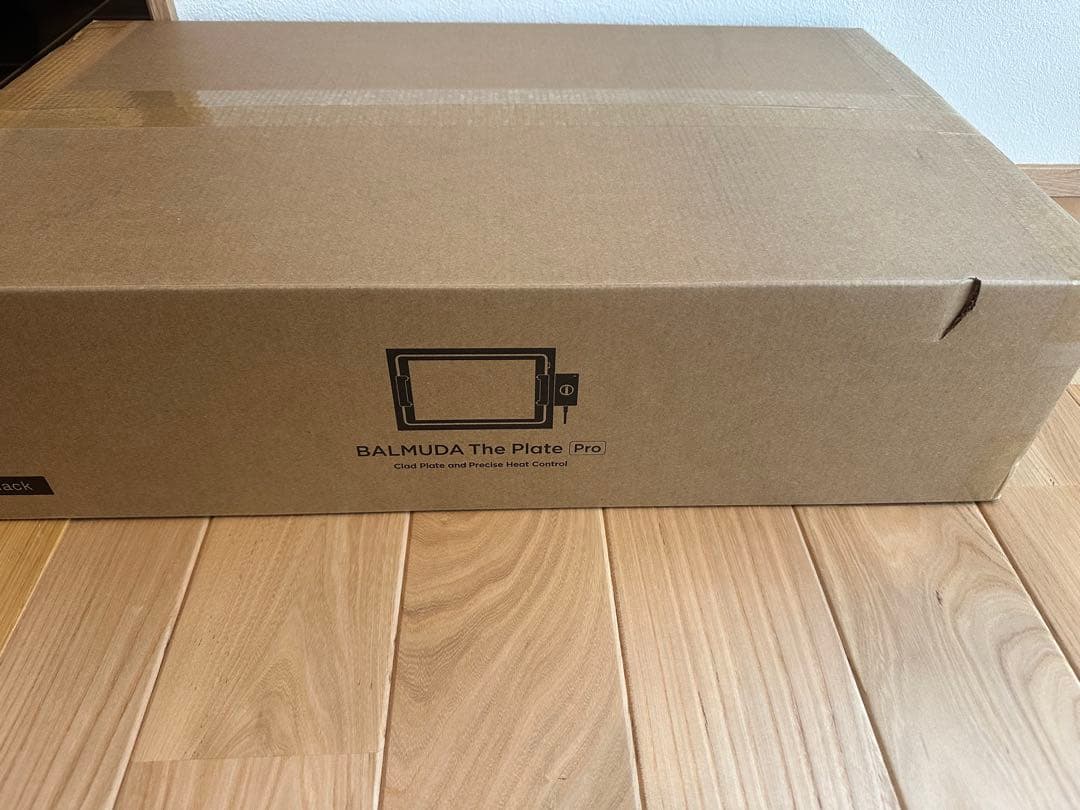 BALMUDA The Plate Pro ブラック　新品未開封 ライブキッチンの おいしさと楽しさを実現する ホットプレート BALMUDA