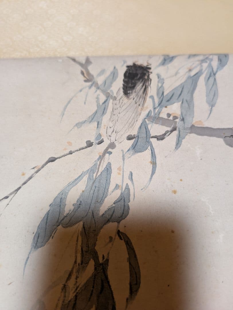 真作】陳康候 花鳥絵 中国書画 紙本肉筆 - メルカリ