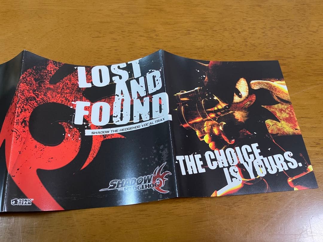 Lost And Found SHADOW THE HEDGEHOG VOCAL
