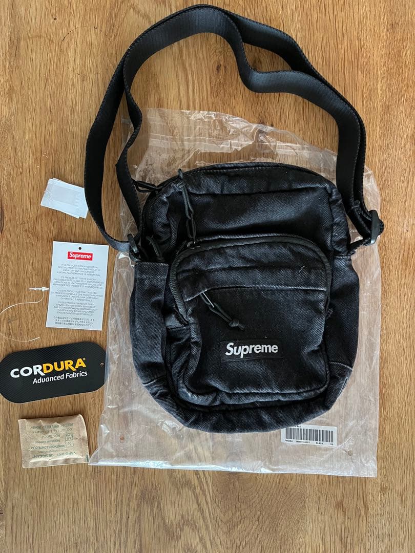 バッグ Supreme Denim Shoulder Bag \"Black\"