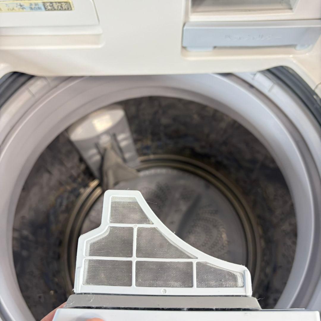 744 完全動作品乾燥機能付き 洗濯機 SHARP ガラストップ