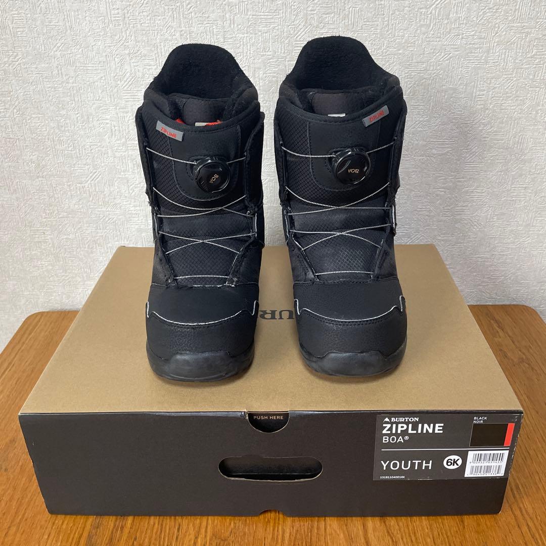Zipline BOA 子供用スノーボードブーツ 6K 24㎝ Burton Zipline BOA Snowboard Boots (Kids') - 2024 WINTER - Peter