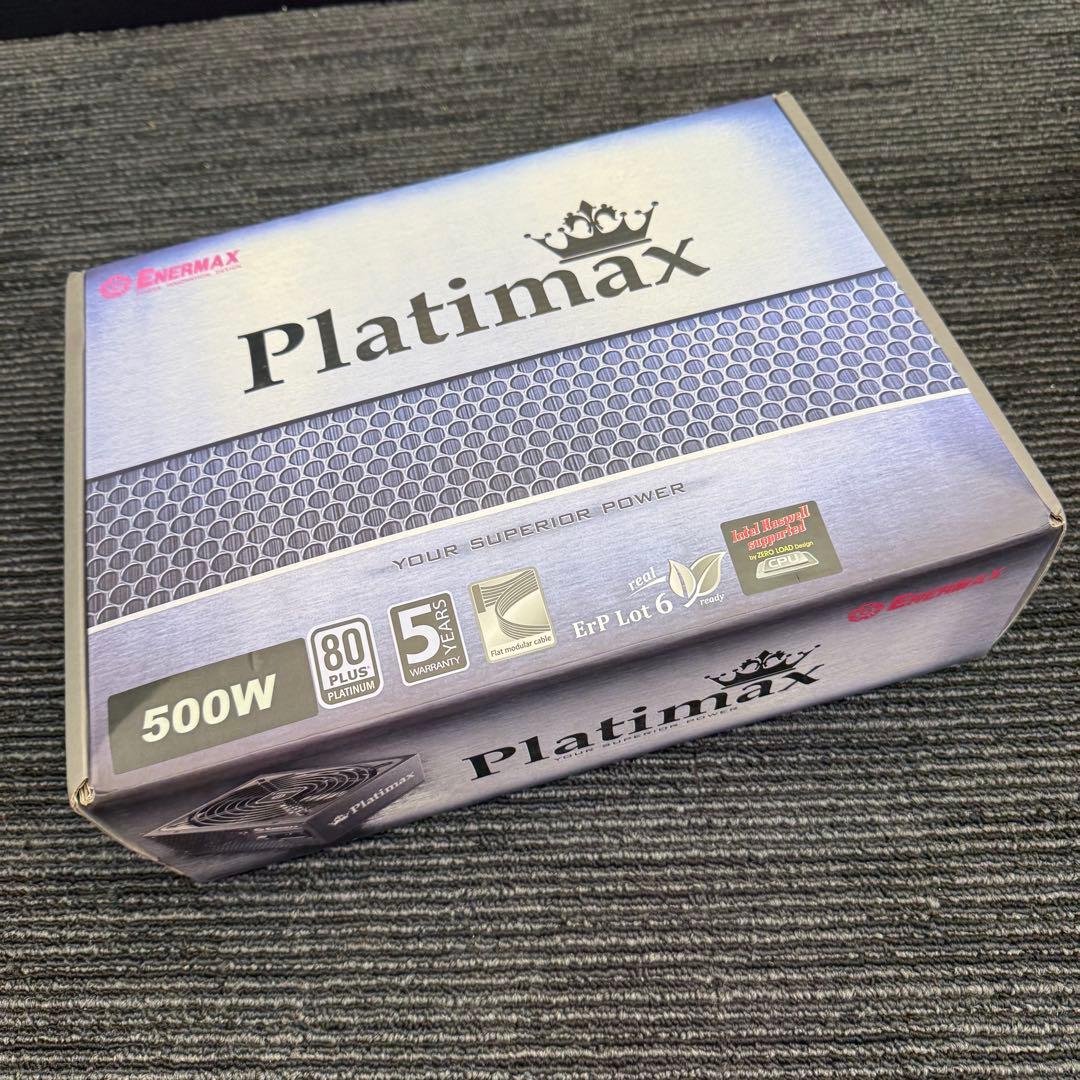 【新品同様/撮影開封のみ】ENERMAX Platimax 電源ユニット ENERMAX 80PLUSプラチナ電源 Platimax EPM1350EWTトップ